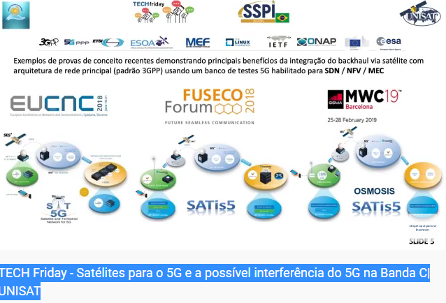 Satélites para o 5G e a possível interferência do 5G na Banda C